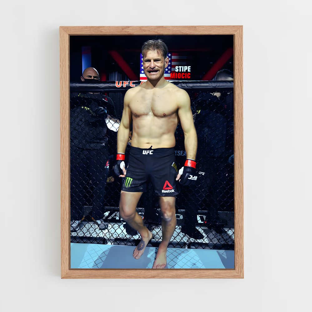 Poster Combat en Cage – affiche MMA (vue 4)